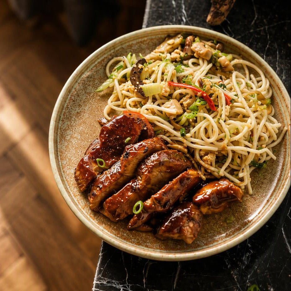 char siu porc bij Arno's to go in Beveren