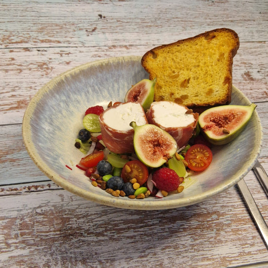 Salade geitenkaas & serranoham