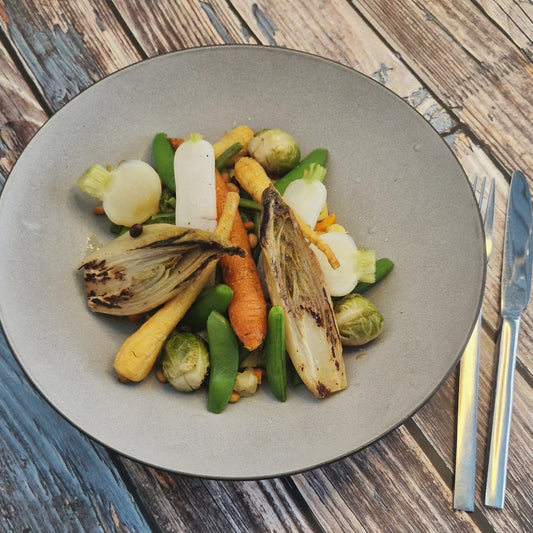 Bord seizoens groenten