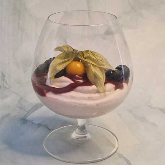 Mousse van bloedperzik