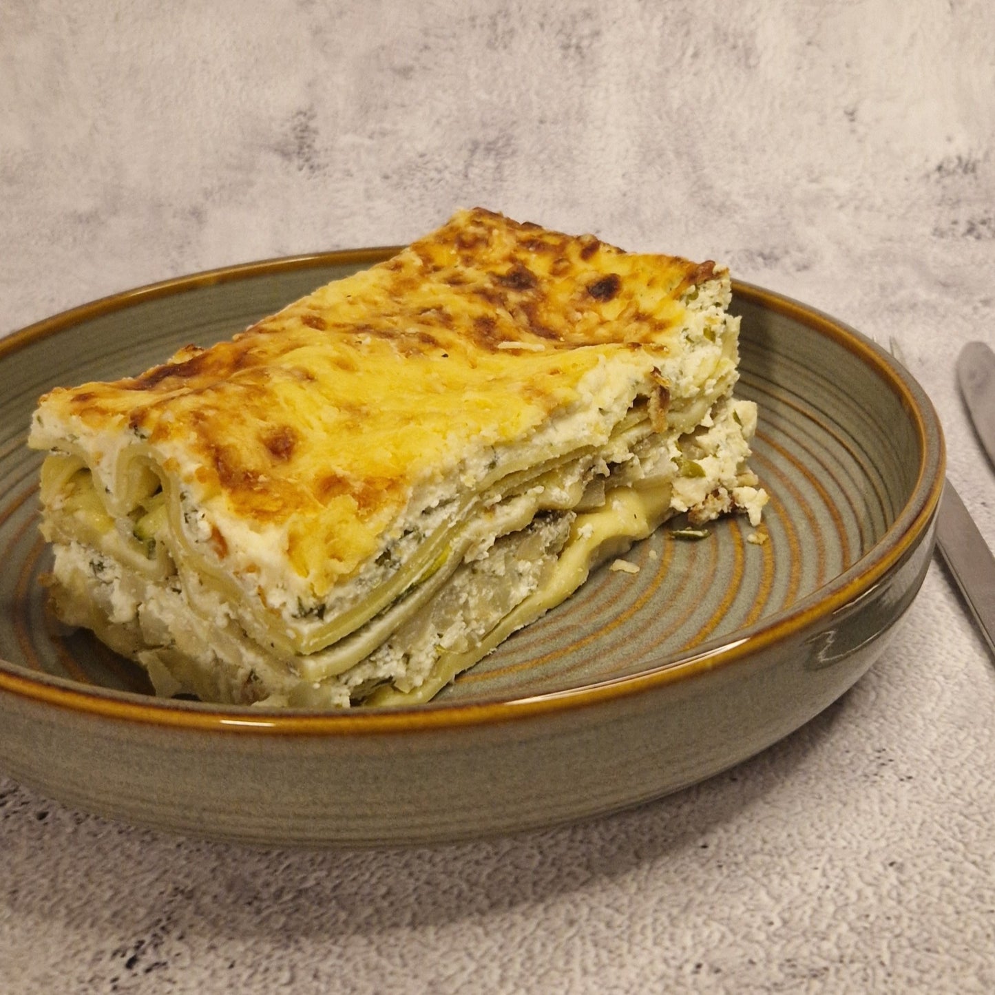 Lasagne van wintergroentjes - ricotta met tuinkruiden