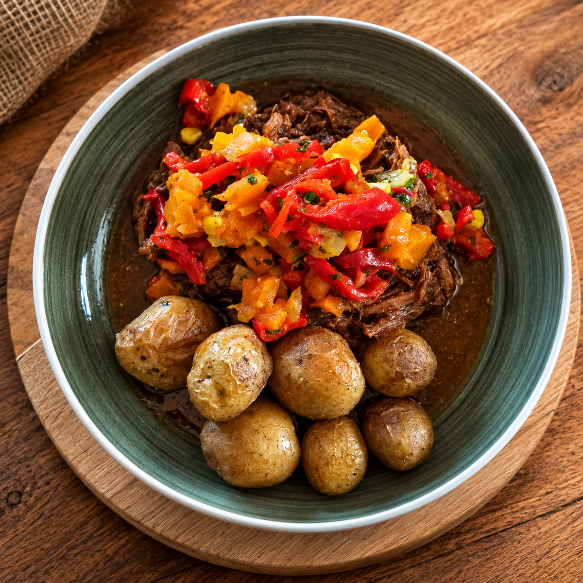 Pulled pork op z’n Mexicaans - afhaalgerecht van Arno's to go