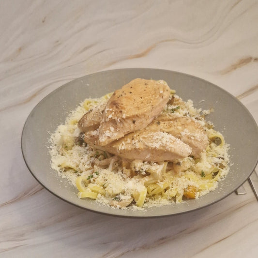 Pasta met kip - truffelroom